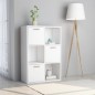 vidaXL Lagerschrank Weiß 60x29,5x90 cm Holzwerkstoff vidaXL Lagerschrank Weiß 60x29,5x90 cm Holzwerkstoff