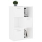 vidaXL Lagerschrank Weiß 60x29,5x90 cm Holzwerkstoff vidaXL Lagerschrank Weiß 60x29,5x90 cm Holzwerkstoff