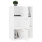 vidaXL Lagerschrank Weiß 60x29,5x90 cm Holzwerkstoff vidaXL Lagerschrank Weiß 60x29,5x90 cm Holzwerkstoff