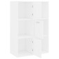 vidaXL Lagerschrank Weiß 60x29,5x90 cm Holzwerkstoff vidaXL Lagerschrank Weiß 60x29,5x90 cm Holzwerkstoff