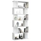 vidaXL Bücherregal/Raumteiler Hochglanz-Weiß 80x24x192 cm vidaXL Bücherregal/Raumteiler Hochglanz-Weiß 80x24x192 cm