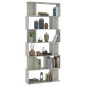 vidaXL Bücherregal/Raumteiler Betongrau 80x24x192 cm Holzwerkstoff vidaXL Bücherregal/Raumteiler Betongrau 80x24x192 cm Holzwerkstoff