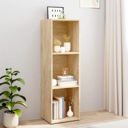vidaXL Bücherregal/TV-Schrank Sonoma Eiche 36x30x114 cm Holzwerkstoff