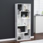 vidaXL Bücherregal Hochglanz-Weiß 67x24x161 cm Holzwerkstoff vidaXL Bücherregal Hochglanz-Weiß 67x24x161 cm Holzwerkstoff