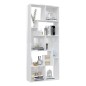 vidaXL Bücherregal Hochglanz-Weiß 67x24x161 cm Holzwerkstoff vidaXL Bücherregal Hochglanz-Weiß 67x24x161 cm Holzwerkstoff