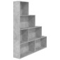 vidaXL Bücherregal/Raumteiler Betongrau 155x24x160 cm Holzwerkstoff vidaXL Bücherregal/Raumteiler Betongrau 155x24x160 cm Holzwerkstoff