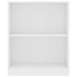 vidaXL Bücherregal Weiß 60x24x76 cm Holzwerkstoff vidaXL Bücherregal Weiß 60x24x76 cm Holzwerkstoff