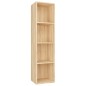 vidaXL Bücherregal/TV-Schrank Sonoma-Eiche 36x30x143 cm Holzwerkstoff vidaXL Bücherregal/TV-Schrank Sonoma-Eiche 36x30x143 cm Holzwerkstoff