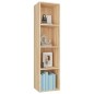 vidaXL Bücherregal/TV-Schrank Sonoma-Eiche 36x30x143 cm Holzwerkstoff vidaXL Bücherregal/TV-Schrank Sonoma-Eiche 36x30x143 cm Holzwerkstoff