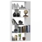 vidaXL Bücherregal/Raumteiler Weiß 80x24x159 cm Holzwerkstoff vidaXL Bücherregal/Raumteiler Weiß 80x24x159 cm Holzwerkstoff