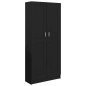 vidaXL Bücherschrank Schwarz 82,5x30,5x185,5 cm Holzwerkstoff vidaXL Bücherschrank Schwarz 82,5x30,5x185,5 cm Holzwerkstoff