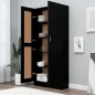 vidaXL Bücherschrank Schwarz 82,5x30,5x185,5 cm Holzwerkstoff vidaXL Bücherschrank Schwarz 82,5x30,5x185,5 cm Holzwerkstoff