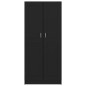 vidaXL Bücherschrank Schwarz 82,5x30,5x185,5 cm Holzwerkstoff vidaXL Bücherschrank Schwarz 82,5x30,5x185,5 cm Holzwerkstoff