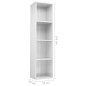 vidaXL Bücherregal/TV-Schrank Hochglanz-Weiß 36x30x143cm Holzwerkstoff vidaXL Bücherregal/TV-Schrank Hochglanz-Weiß 36x30x143cm Holzwerkstoff