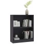 vidaXL Bücherregal Grau 60x24x74,5 cm Holzwerkstoff vidaXL Bücherregal Grau 60x24x74,5 cm Holzwerkstoff