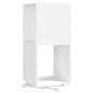 vidaXL Drehregal Weiß 34,5x34,5x75,5 cm Holzwerkstoff vidaXL Drehregal Weiß 34,5x34,5x75,5 cm Holzwerkstoff
