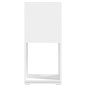 vidaXL Drehregal Weiß 34,5x34,5x75,5 cm Holzwerkstoff vidaXL Drehregal Weiß 34,5x34,5x75,5 cm Holzwerkstoff
