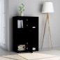 vidaXL Lagerschrank Schwarz 60x29,5x90 cm Holzwerkstoff vidaXL Lagerschrank Schwarz 60x29,5x90 cm Holzwerkstoff