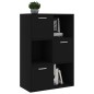 vidaXL Lagerschrank Schwarz 60x29,5x90 cm Holzwerkstoff vidaXL Lagerschrank Schwarz 60x29,5x90 cm Holzwerkstoff