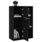 vidaXL Lagerschrank Schwarz 60x29,5x90 cm Holzwerkstoff vidaXL Lagerschrank Schwarz 60x29,5x90 cm Holzwerkstoff