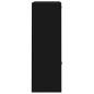 vidaXL Lagerschrank Schwarz 60x29,5x90 cm Holzwerkstoff vidaXL Lagerschrank Schwarz 60x29,5x90 cm Holzwerkstoff