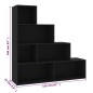 vidaXL Bücherregal/Raumteiler Schwarz 155x24x160 cm Holzwerkstoff vidaXL Bücherregal/Raumteiler Schwarz 155x24x160 cm Holzwerkstoff