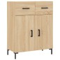 Highboard Sonoma-Eiche 69,5x34x180 cm Holzwerkstoff Highboard Sonoma-Eiche 69,5x34x180 cm Holzwerkstoff