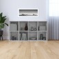 vidaXL Bücherregal/Sideboard Betongrau 66×30×130 cm Holzwerkstoff vidaXL Bücherregal/Sideboard Betongrau 66×30×130 cm Holzwerkstoff