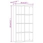 vidaXL Bücherregal/Sideboard Betongrau 66×30×130 cm Holzwerkstoff vidaXL Bücherregal/Sideboard Betongrau 66×30×130 cm Holzwerkstoff