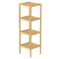 EISL Badregal mit 4 Fächern Bambus 34x33x110 cm EISL Badregal mit 4 Fächern Bambus 34x33x110 cm