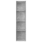 vidaXL Bücherregal/TV-Schrank Betongrau 36x30x143 cm Holzwerkstoff vidaXL Bücherregal/TV-Schrank Betongrau 36x30x143 cm Holzwerkstoff