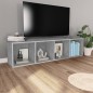 vidaXL Bücherregal/TV-Schrank Betongrau 36x30x143 cm Holzwerkstoff vidaXL Bücherregal/TV-Schrank Betongrau 36x30x143 cm Holzwerkstoff