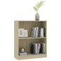 vidaXL Bücherregal Sonoma-Eiche 60x24x74,5 cm Holzwerkstoff vidaXL Bücherregal Sonoma-Eiche 60x24x74,5 cm Holzwerkstoff
