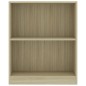 vidaXL Bücherregal Sonoma-Eiche 60x24x74,5 cm Holzwerkstoff vidaXL Bücherregal Sonoma-Eiche 60x24x74,5 cm Holzwerkstoff