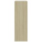 vidaXL Bücherregal Sonoma-Eiche 60x24x74,5 cm Holzwerkstoff vidaXL Bücherregal Sonoma-Eiche 60x24x74,5 cm Holzwerkstoff