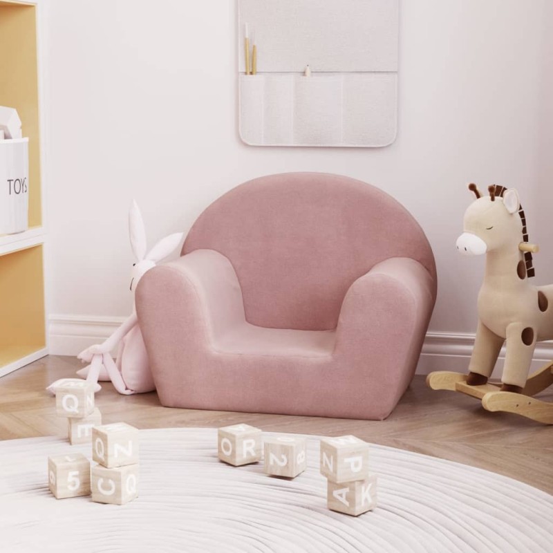 Kindersofa Rosa Weich Plüsch Kindersofa Rosa Weich Plüsch