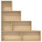 vidaXL Bücherregal/Raumteiler Sonoma-Eiche 155x24x160 cm Holzwerkstoff vidaXL Bücherregal/Raumteiler Sonoma-Eiche 155x24x160 cm Holzwerkstoff