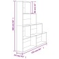 vidaXL Bücherregal/Raumteiler Sonoma-Eiche 155x24x160 cm Holzwerkstoff vidaXL Bücherregal/Raumteiler Sonoma-Eiche 155x24x160 cm Holzwerkstoff