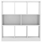 vidaXL Bücherregal Hochglanz-Weiß 97,5x29,5x100 cm Holzwerkstoff vidaXL Bücherregal Hochglanz-Weiß 97,5x29,5x100 cm Holzwerkstoff