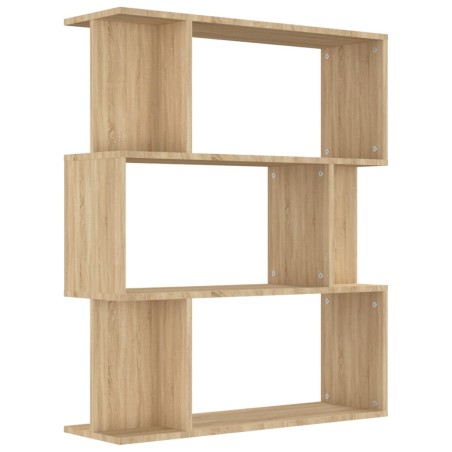 vidaXL Bücherregal/Raumteiler Sonoma-Eiche 80x24x96 cm Holzwerkstoff