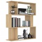 vidaXL Bücherregal/Raumteiler Sonoma-Eiche 80x24x96 cm Holzwerkstoff