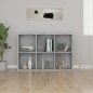 vidaXL Bücherregal/Sideboard Betongrau 66x30x97,8 cm Holzwerkstoff vidaXL Bücherregal/Sideboard Betongrau 66x30x97,8 cm Holzwerkstoff