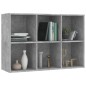 vidaXL Bücherregal/Sideboard Betongrau 66x30x97,8 cm Holzwerkstoff vidaXL Bücherregal/Sideboard Betongrau 66x30x97,8 cm Holzwerkstoff