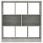 vidaXL Bücherregal Betongrau 97,5x29,5x100 cm Holzwerkstoff vidaXL Bücherregal Betongrau 97,5x29,5x100 cm Holzwerkstoff