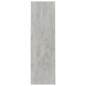 vidaXL Bücherregal Betongrau 97,5x29,5x100 cm Holzwerkstoff vidaXL Bücherregal Betongrau 97,5x29,5x100 cm Holzwerkstoff