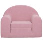 Schlafsofa für Kinder Rosa Weicher Plüsch Schlafsofa für Kinder Rosa Weicher Plüsch