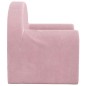 Schlafsofa für Kinder Rosa Weicher Plüsch Schlafsofa für Kinder Rosa Weicher Plüsch