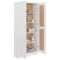 vidaXL Bücherschrank Weiß 82,5x30,5x185,5 cm Holzwerkstoff vidaXL Bücherschrank Weiß 82,5x30,5x185,5 cm Holzwerkstoff