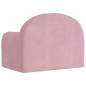 Schlafsofa für Kinder Rosa Weicher Plüsch Schlafsofa für Kinder Rosa Weicher Plüsch