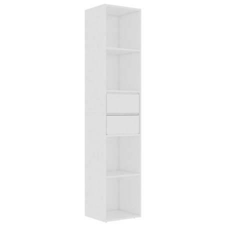vidaXL Bücherregal Weiß 36x30x171 cm Holzwerkstoff